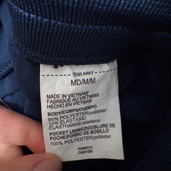 Under Armour Men's Elite Tapered Pants Navy Blue - Size Medium - Picture 3 of 9